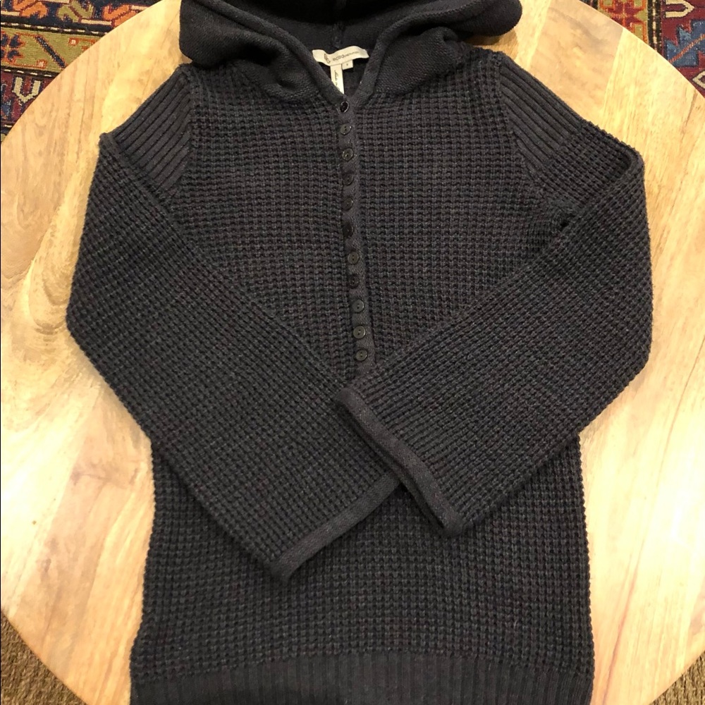BCBG Generation waffle sweater hoodie, size small